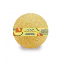 LARUN Ice Cream Bomb Шар бурлящий для ванны Дынный Сорбет 120г